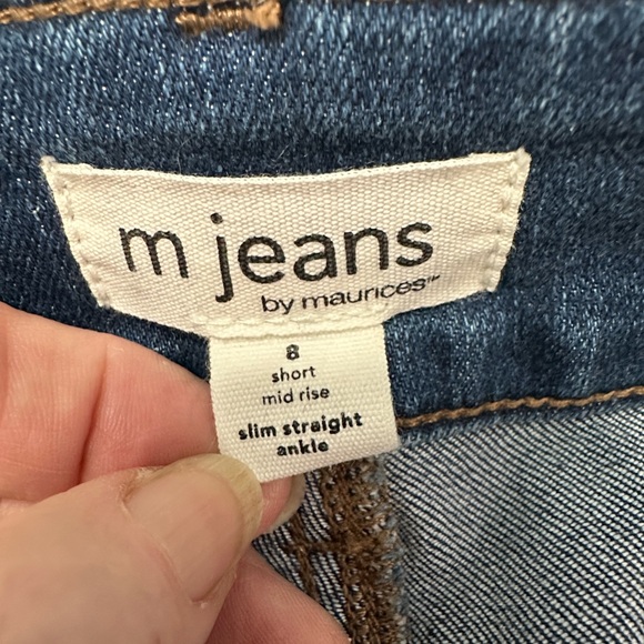 Maurices Dark Blue Ankle Jeans - Picture 6 of 6